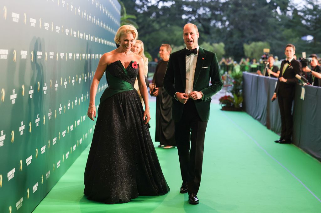 Hannah Waddingham and Prince William attend the 2023 Earthshot Prize Awards Ceremony in Singapore