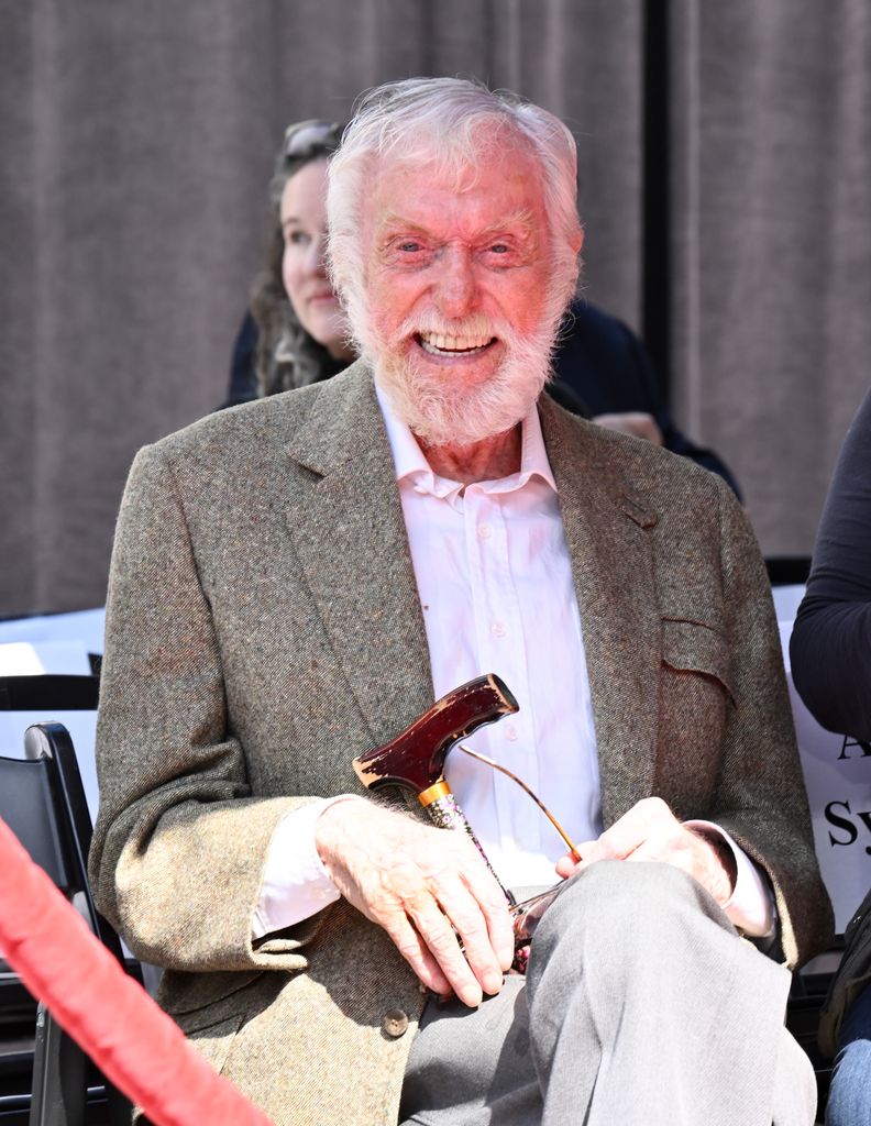 Dick Van Dyke at the Carol Burnett Hand and Footprint in Cement Ceremony held at the TCL Chinese Theatre on June 20, 2024 in Hollywood, California.