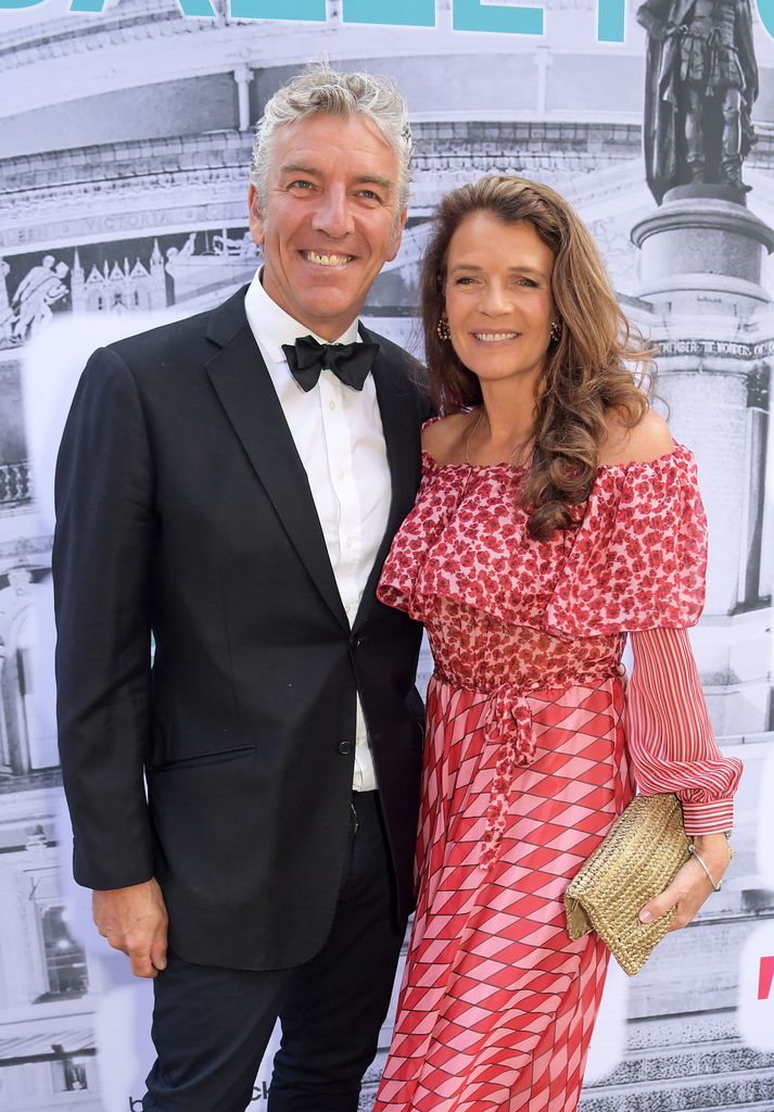 couple posing at ballet gala 