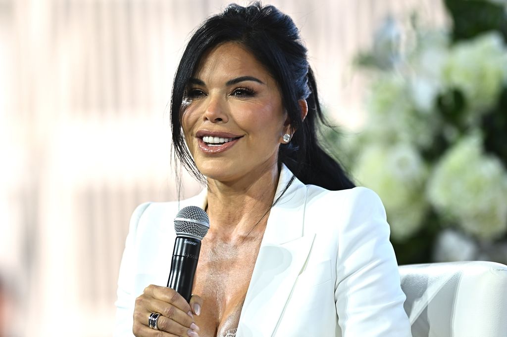 Lauren Sanchez speaks at Forbes Power Women's Summit 2024 on September 11, 2024 in New York City