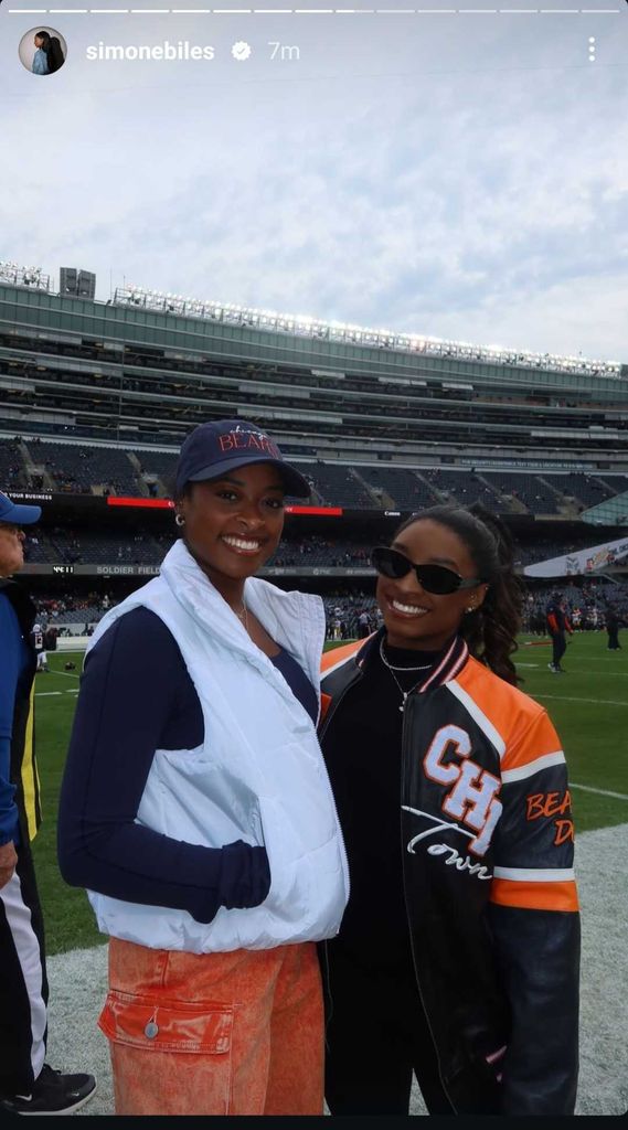 Simone reunited with her sister Adria