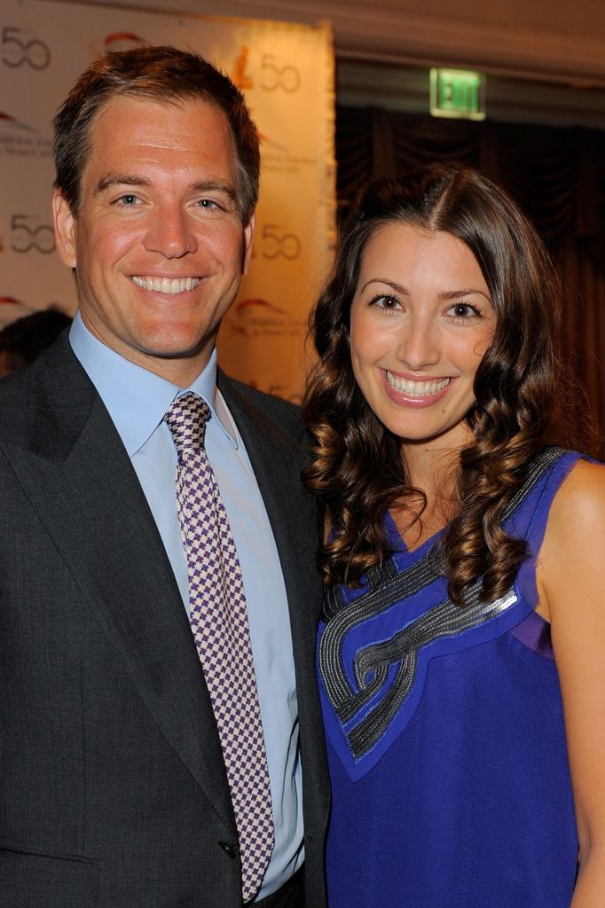 BEVERLY HILLS, CA - OCTOBER 24:  ***EXCLUSIVE, TABLOIDS OUT***  Michael Weatherly and his wife Bojana Jankovic attend the Monte Carlo Television Festival cocktail party held at the Beverly Hills Hotel on October 24, 2009 in Beverly Hills, California.  (Photo by Jason Merritt/MC/Getty Images for Monte Carlo Television Festival)