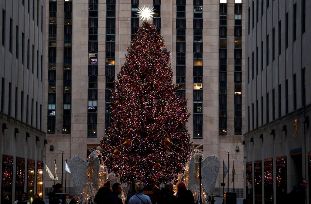 The Rockefeller Center Christmas tree is an iconic part of New York City