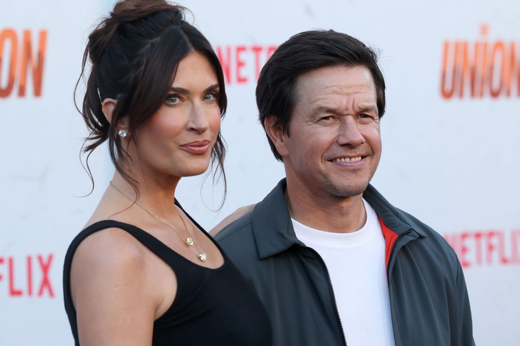 Rhea Durham and Mark Wahlberg attend the Los Angeles Premiere of Netflix's "The Union" at The Egyptian Theatre Hollywood on August 12, 2024 in Los Angeles, California