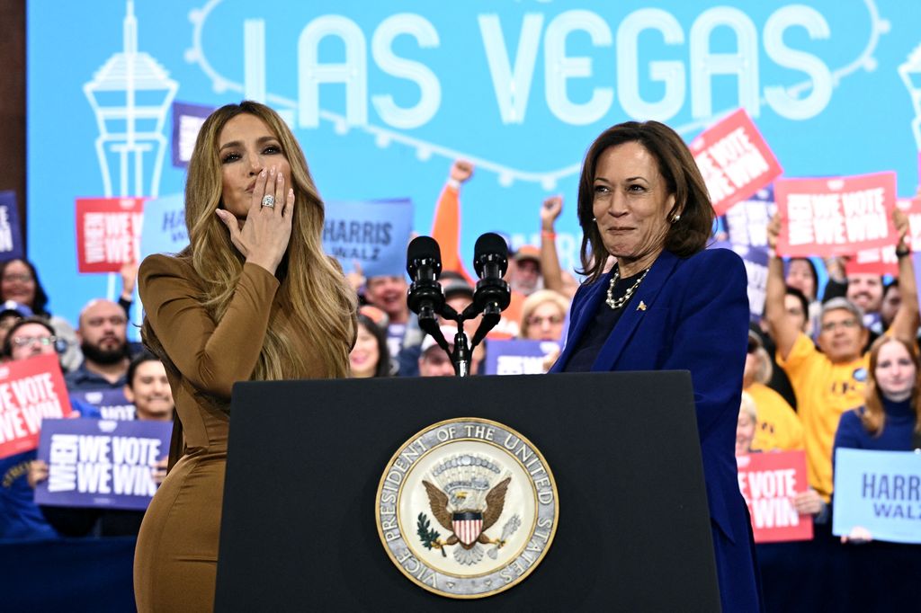 The mother of two encouraged her fans to vote for Harris