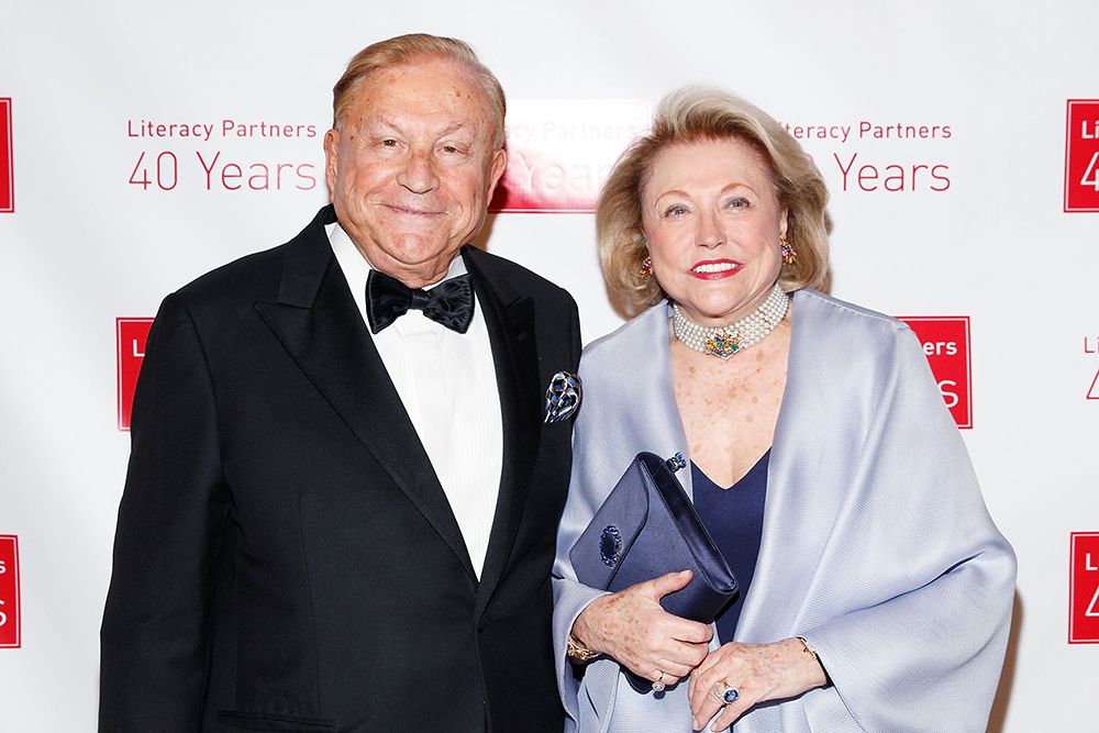 Robert Bradford and Barbara Taylor Bradford on the red carpet 