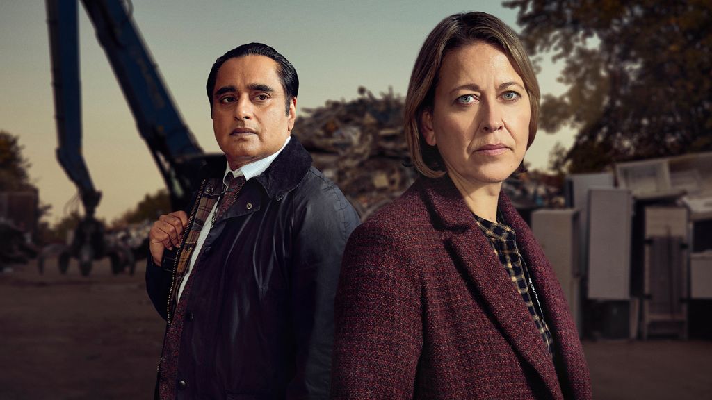 Sanjeev Bhaskar and Nicola Walker in Unforgotten