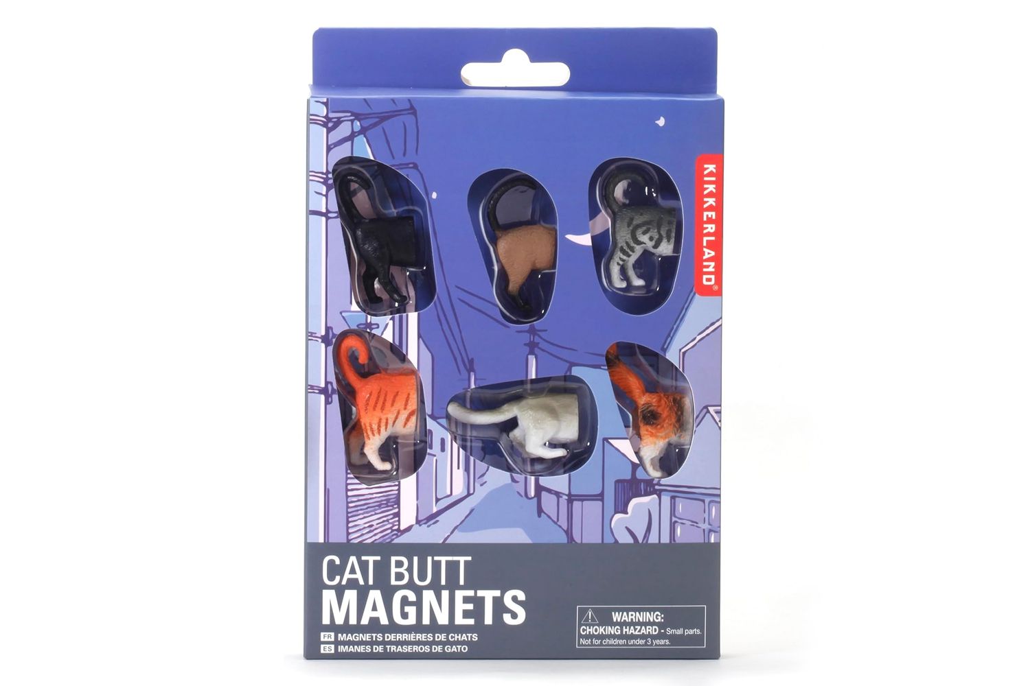 Kikkerland Cat Butt Magnets