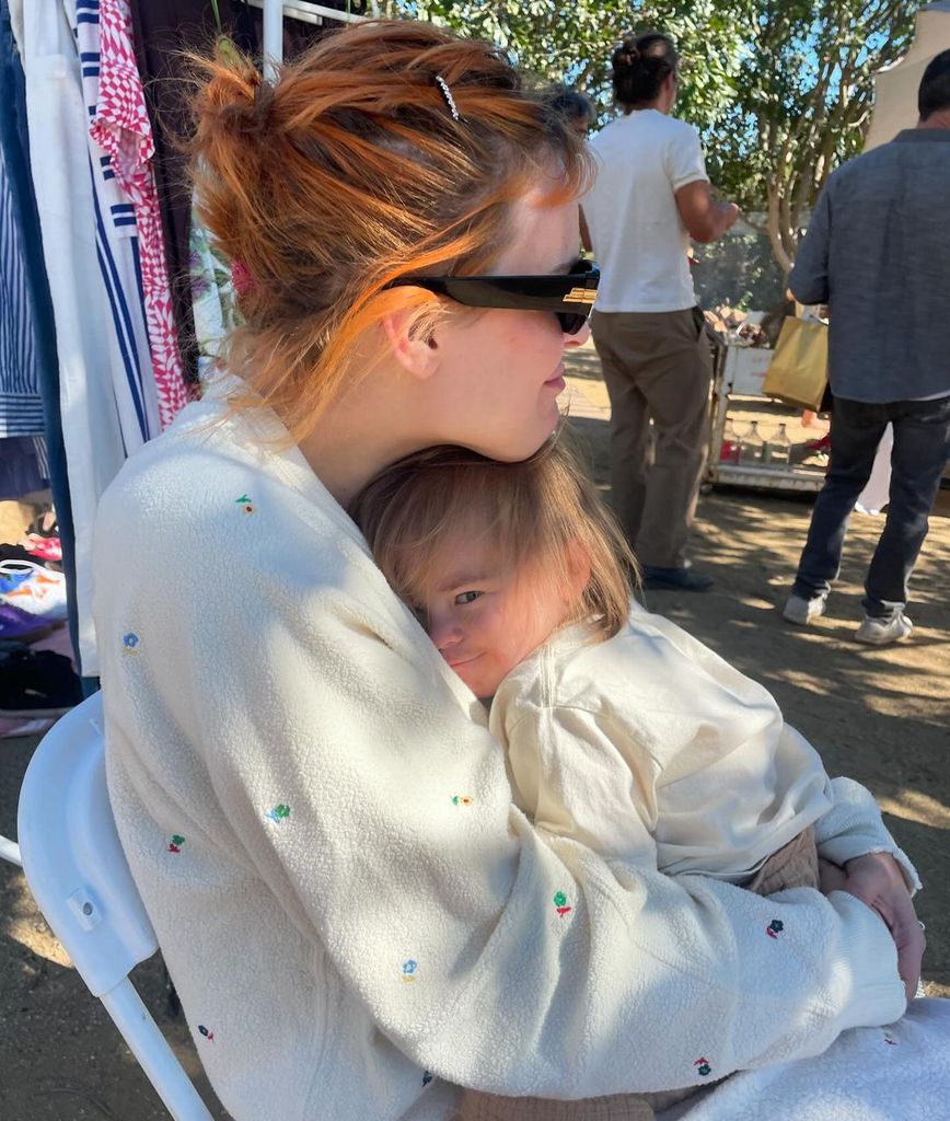 Tallulah Willis embraces her niece Louetta Isley Thomas in a photo shared on Instagram