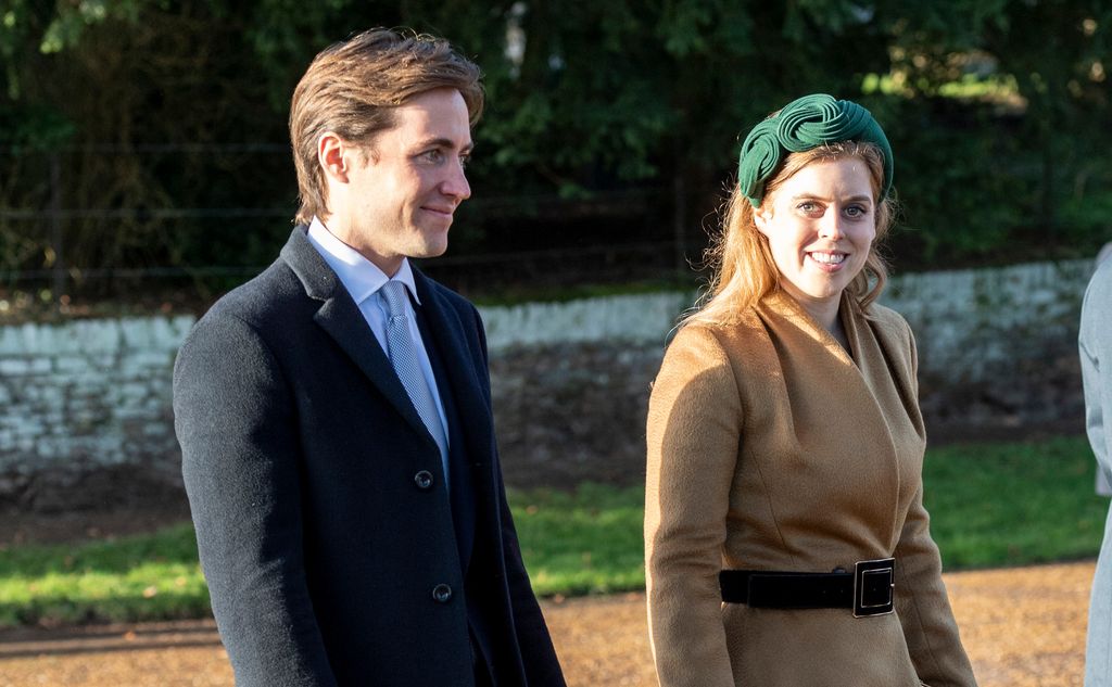 Edoardo Mapelli Mozzi walking with Princess Beatrice