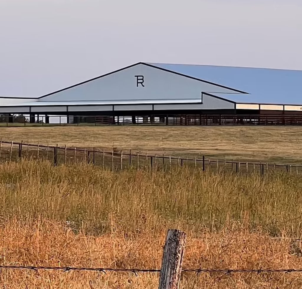 The Bosque ranch where Taylor spends most of his time