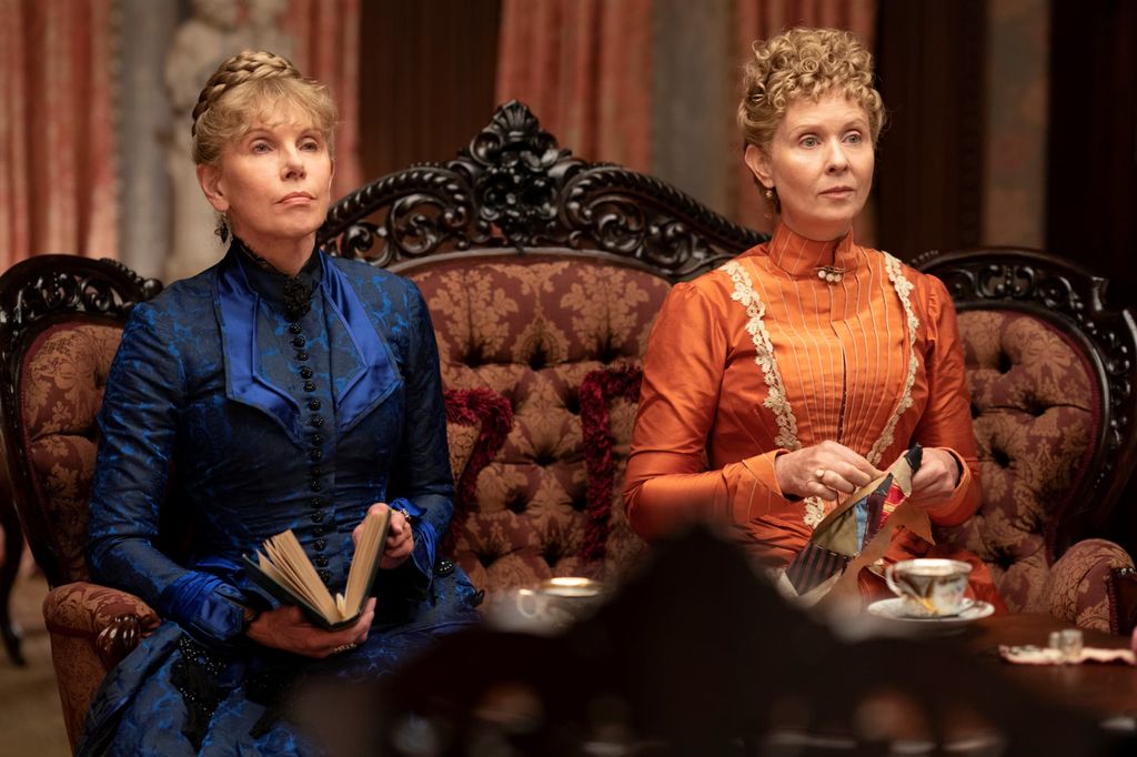 Christine Baranski as Agnes and Cynthia Nixon as Ada in The Gilded Age