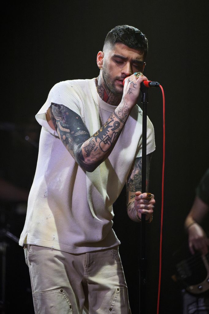 Zayn Malik performs on The Tonight Show Starring Jimmy Fallon