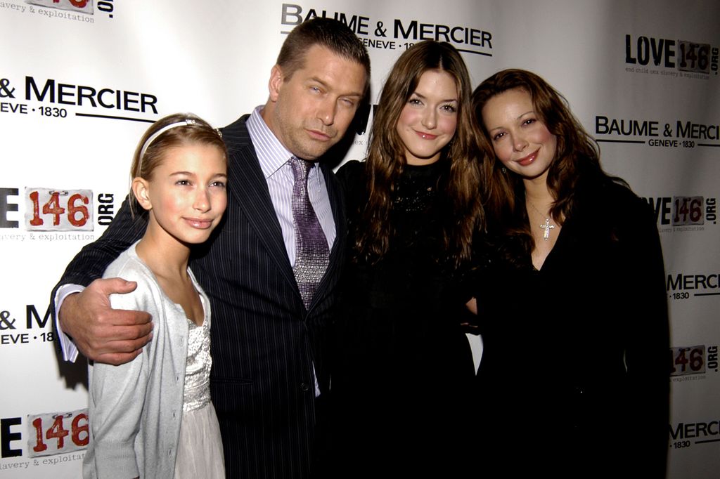 Hailey Baldwin, Stephen Baldwin, Alaia Bladwin and Kennya Baldwin attend Baume Mercier and Love146 Fund Raiser at Helen Mills Event Space on November 20, 2008 in New York City