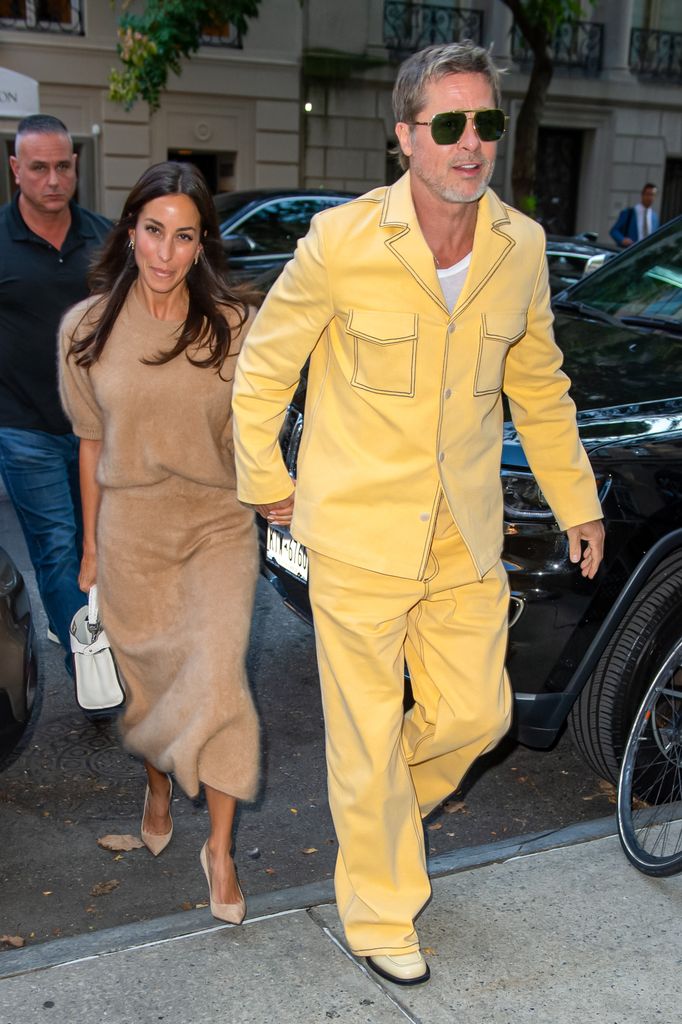 brad pitt in yellow flares