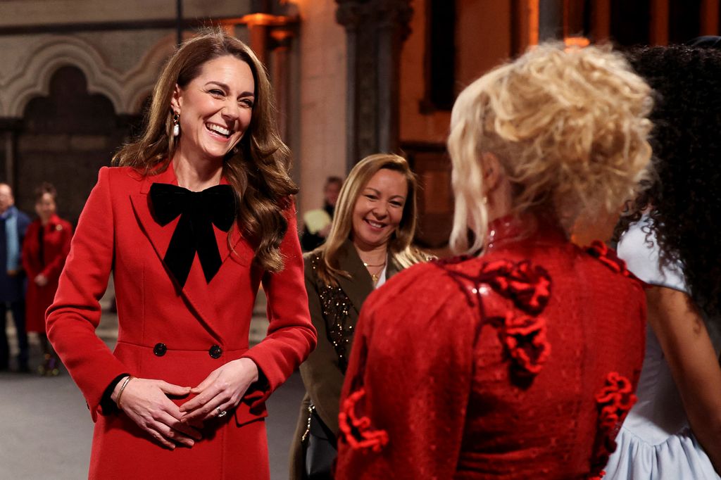 Princess Kate smiles