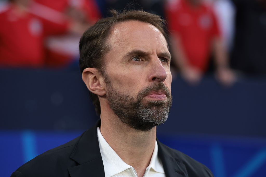 Gareth Southgate at a football match