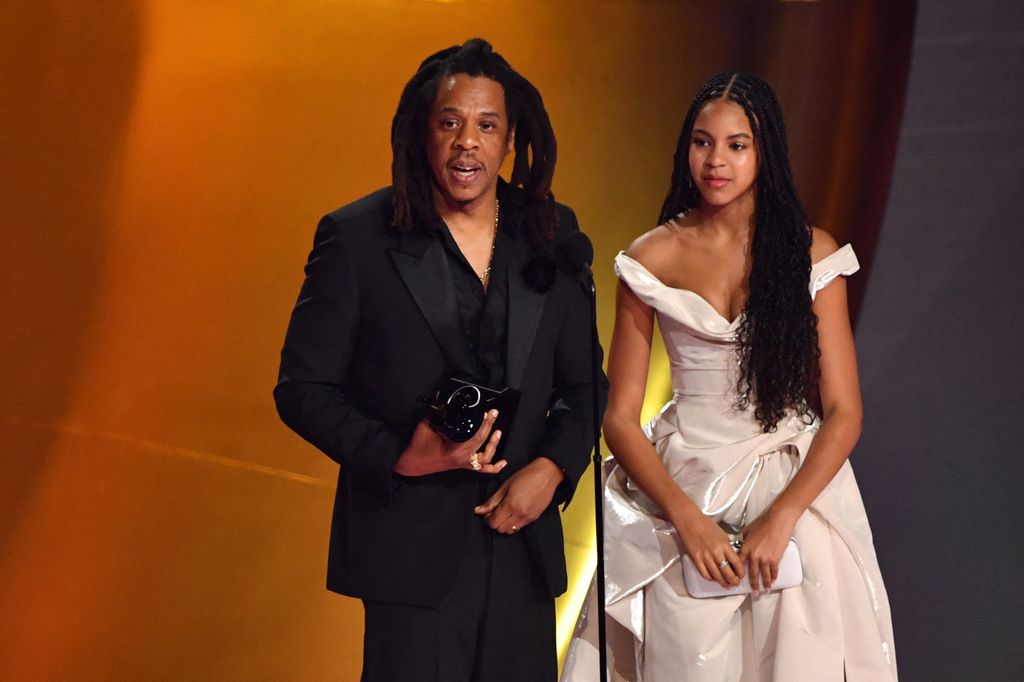 Jay-Z and daughter Blue Ivy 