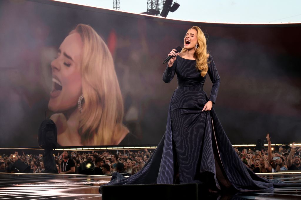 Adele performs onstage at Messe MÃ¼nchen on August 02, 2024 in Munich, Germany.