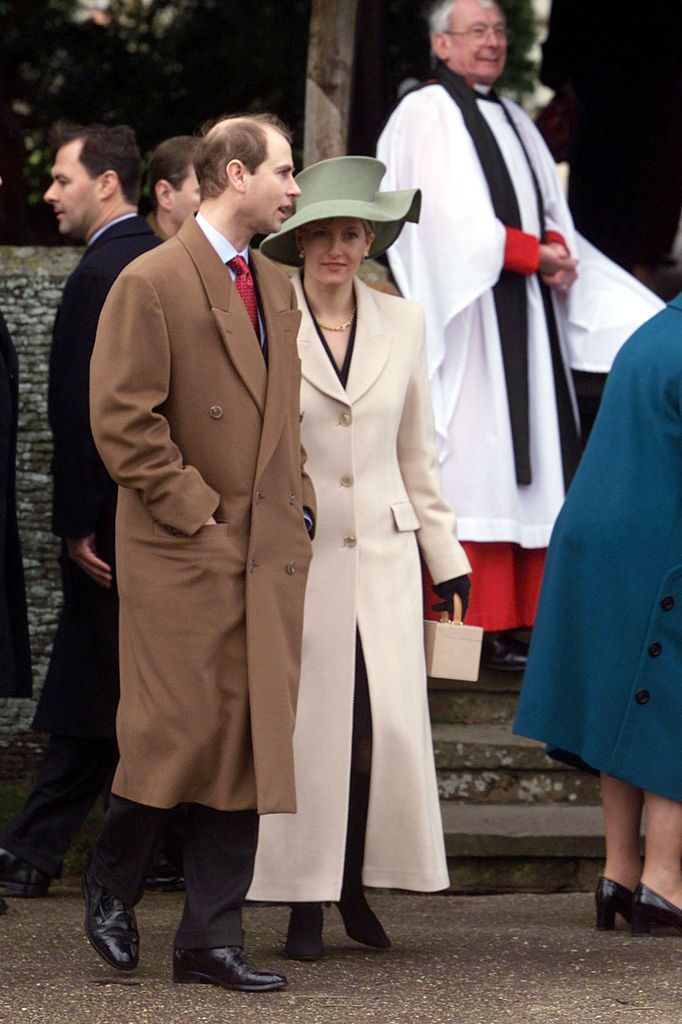 The Earl and Countess of Wessex at Sandringham parish church