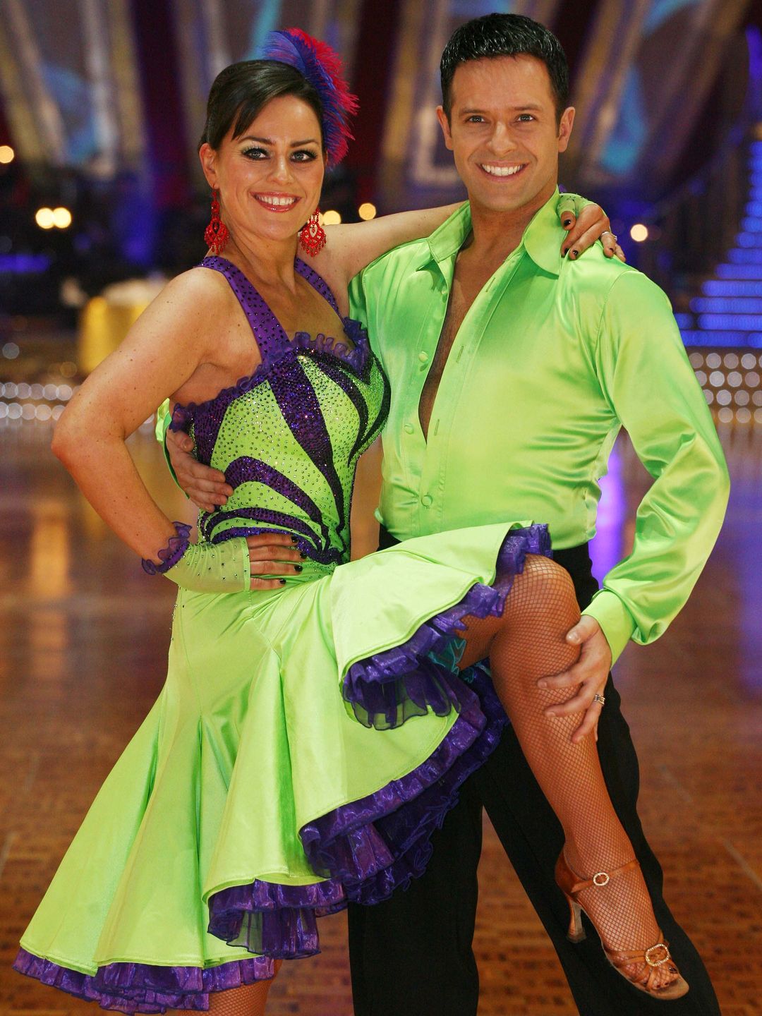 Jill Halfpenny with dance partner Darren Bennett