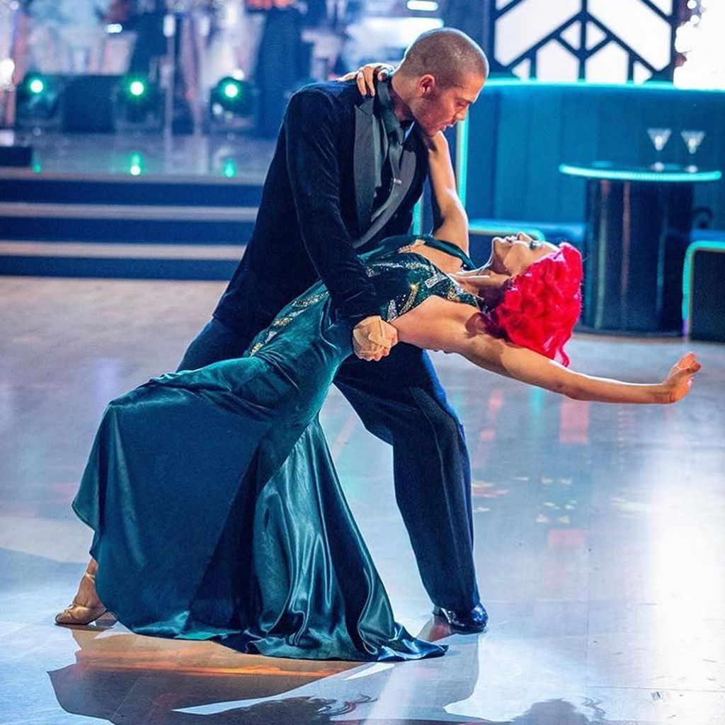 Max George and Dianne Buswell on Strictly