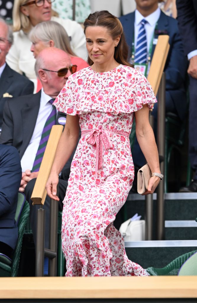 Pippa Middleton court-side of Centre Court