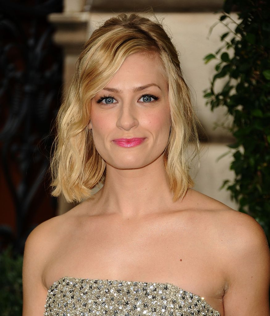 Actress Beth Behrs attends the Rape Foundation's annual brunch at Greenacres, The Private Estate of Ron Burkle 