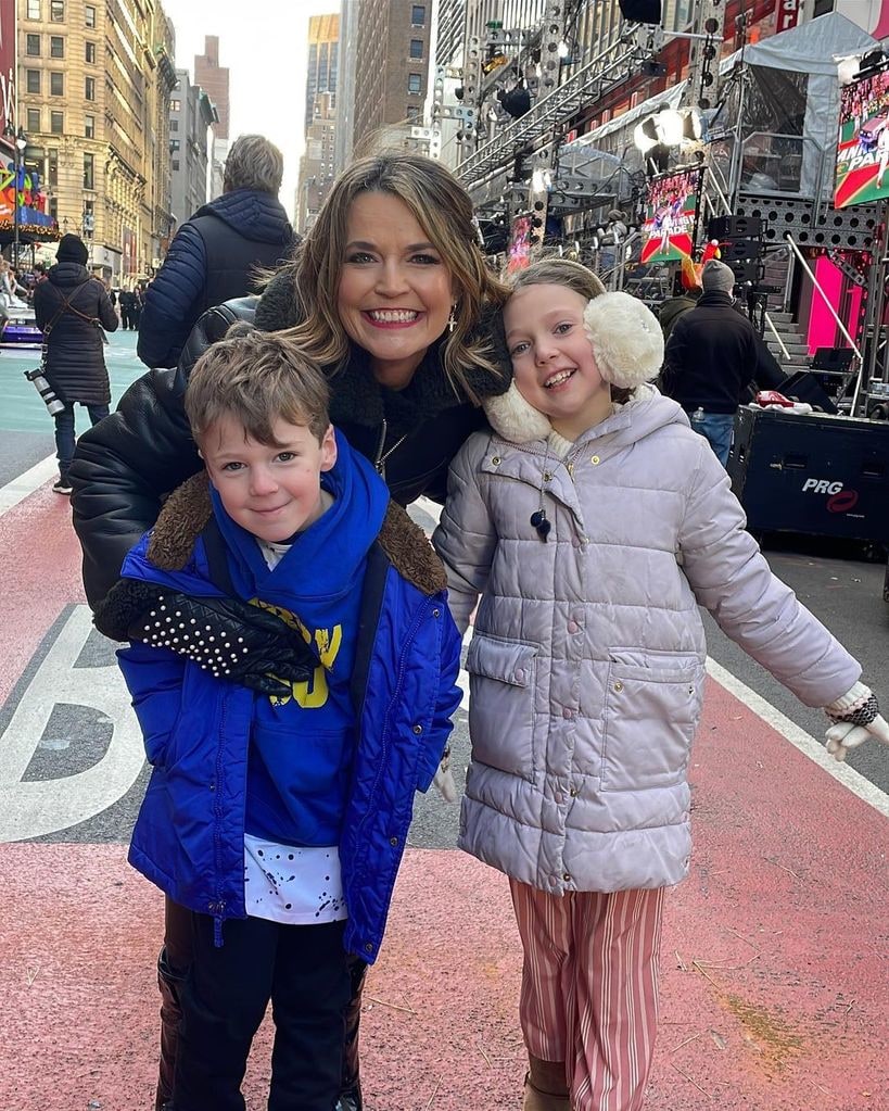 Savannah Guthrie and her children 