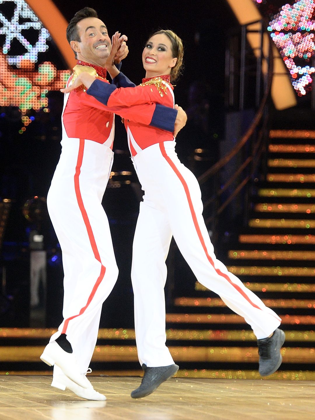 Joe McFadden and Katya Jones dancing together