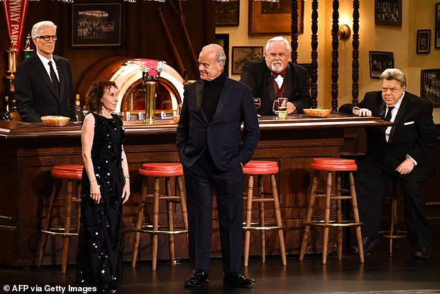 Long was mysteriously absent on the Emmys stage on January 16 where her former Cheers co-stars, including Wendt, reunited around a recreated set of the show's iconic bar