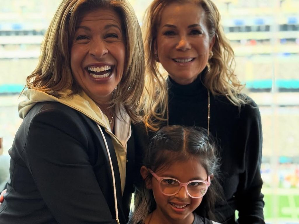 Hoda Kotb with Kathie Lee Gifford and Hoda's daughter Haley