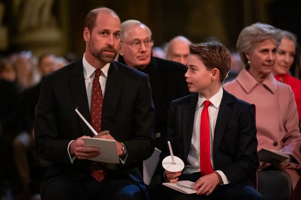 Prince William and Prince George share a moment