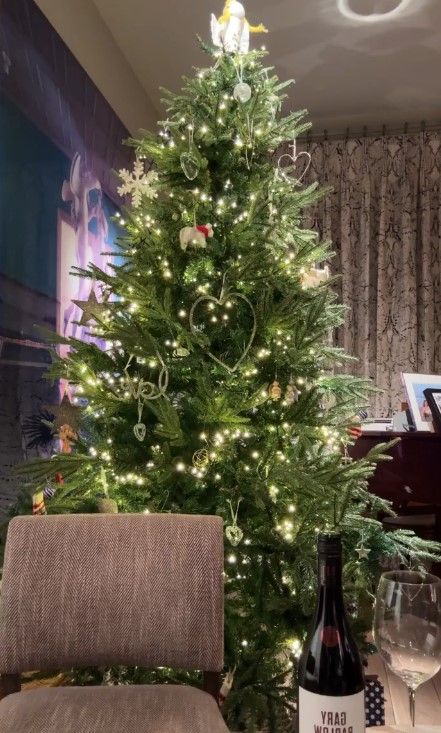 Gary Barlow's tall Christmas tree