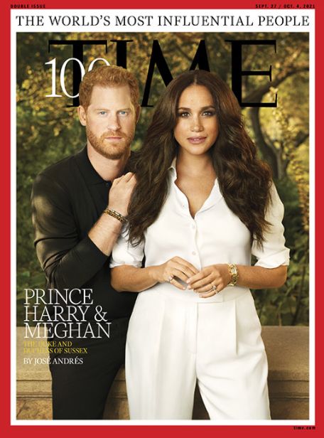 harry and meghan time cover