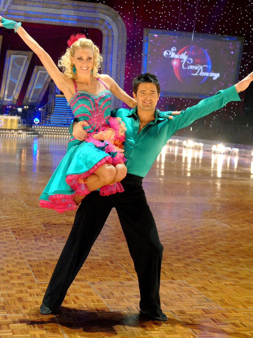 Camilla Dallerup in Tom Chambers' arms