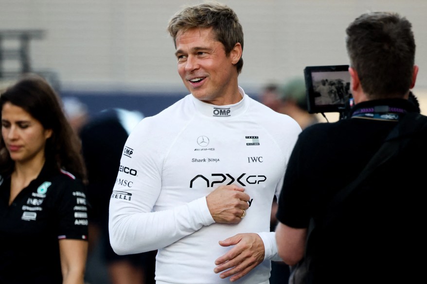 Brad Pitt flashes a smile while suited up for ‘F1’ movie and more star snaps