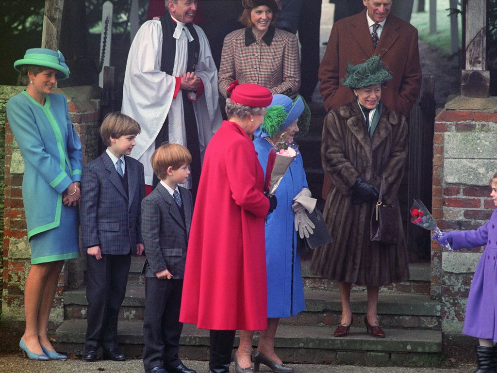 Prince Harry and Princess Margaret appeared alongside members of the royal family every Christmas at Sandringham 