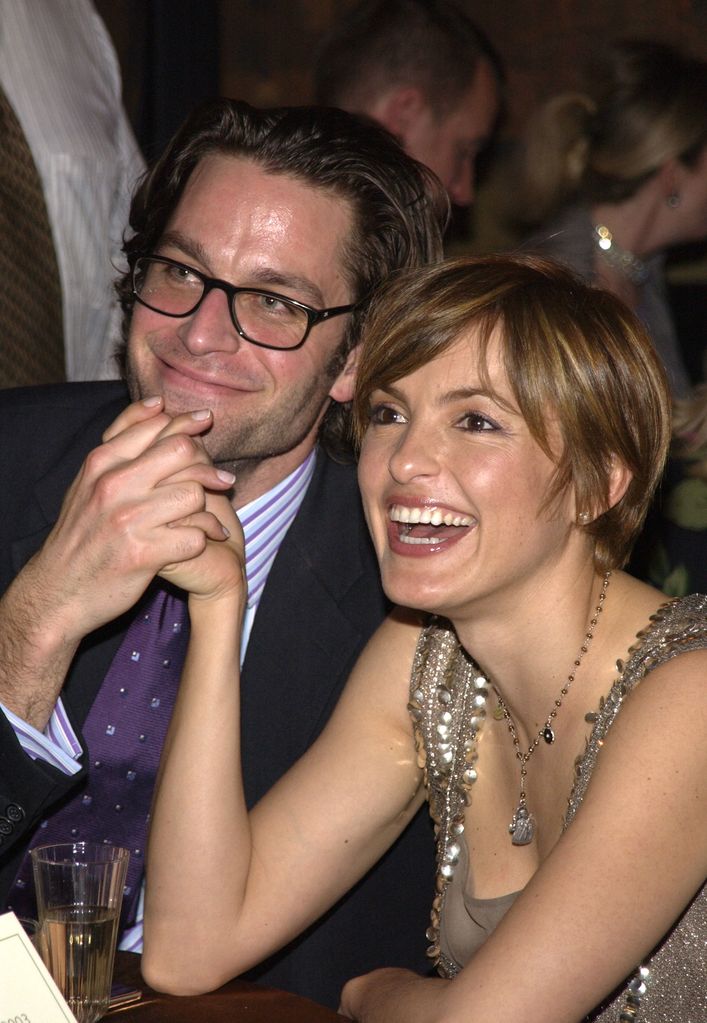 Peter Herman and Mariska Hargitay during Entertainment Weekly 9th Annual Academy Awards Viewing Party at Elaine's in New York City, New York, United States. (Photo by L. Busacca/WireImage)