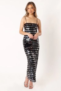 sequin maxi dress