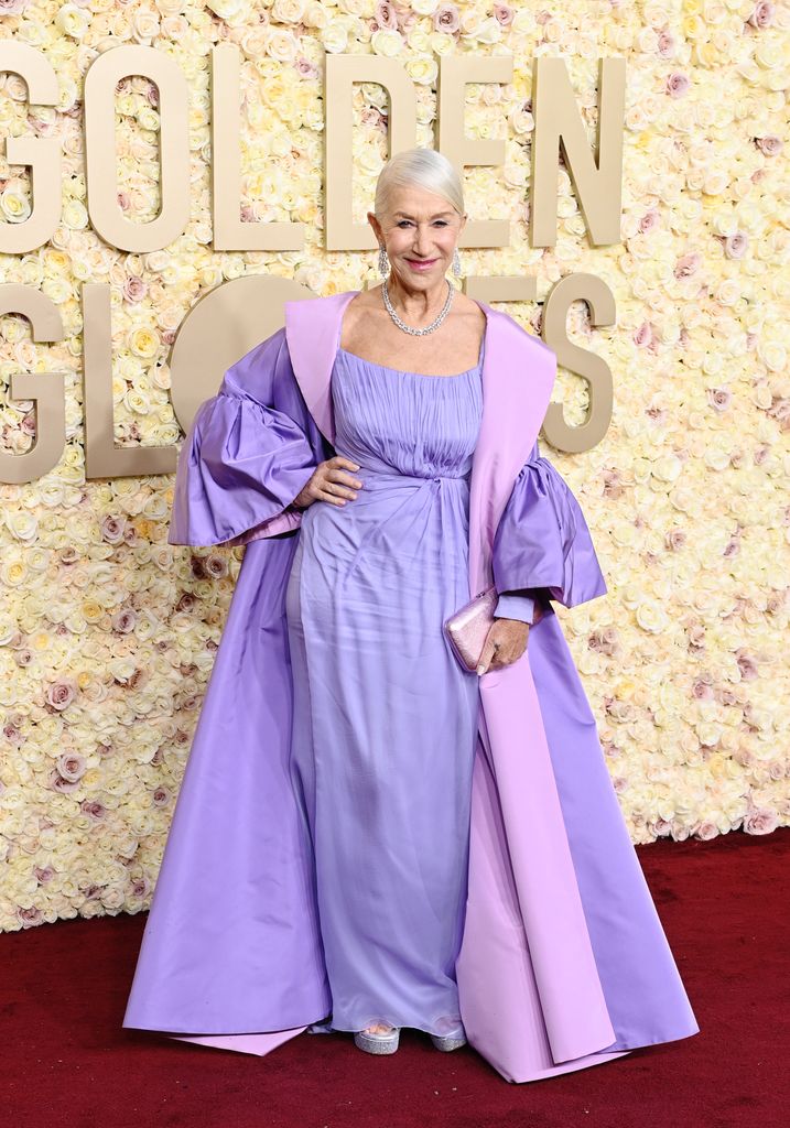 Helen Mirren attends the 81st Annual Golden Globe Awards at The Beverly Hilton on January 07, 2024 in Beverly Hills, California