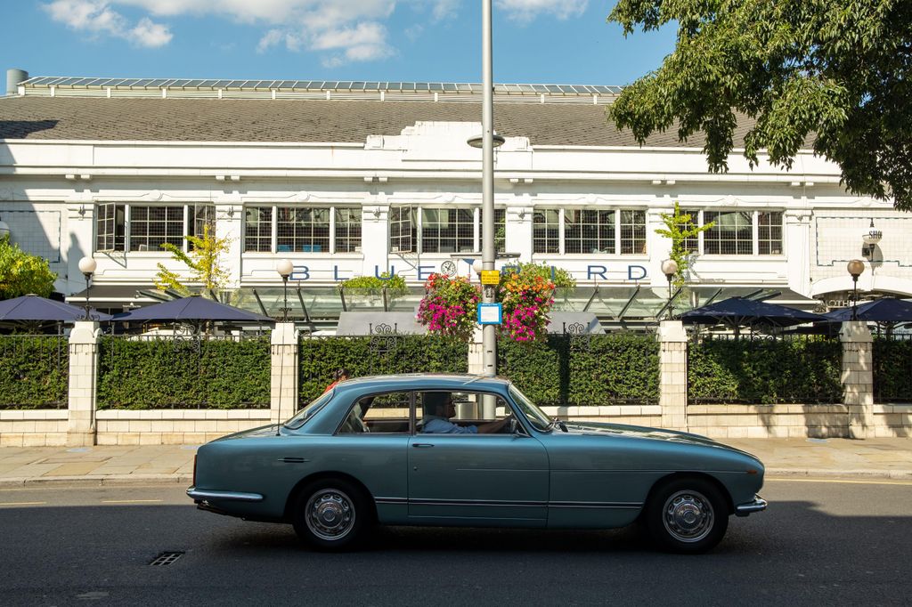 Blue Bird restaurant on Kings Road Chelsea exterior