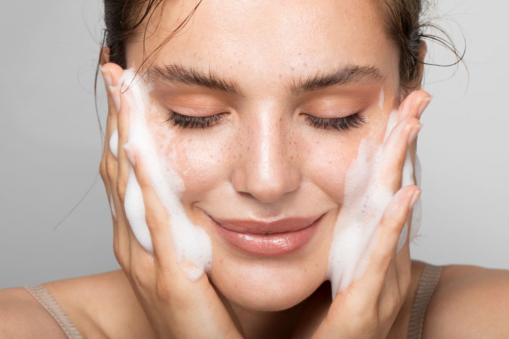 Cleansing your face with a noil will elevate your base