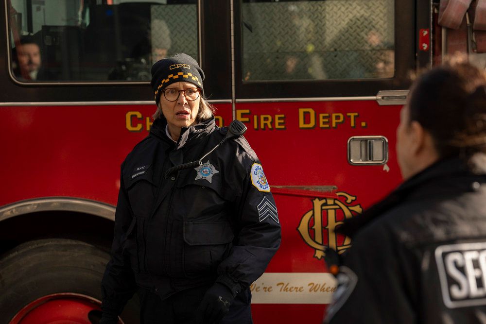 Amy Morton as Desk Sgt. Trudy Platt in  Chicago PD