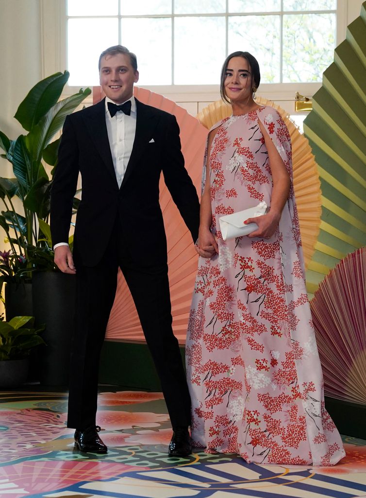 Lawyer Naomi Biden and her husband Peter Neal arrive for a State Dinner in honor of Japanese Prime Minister Fumio Kishida