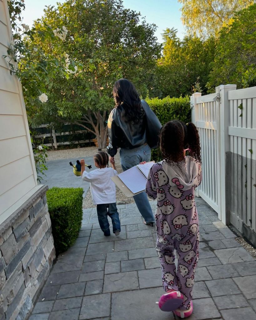 Stormi Webster looks so tall in this photo shared by Kylie Jenner