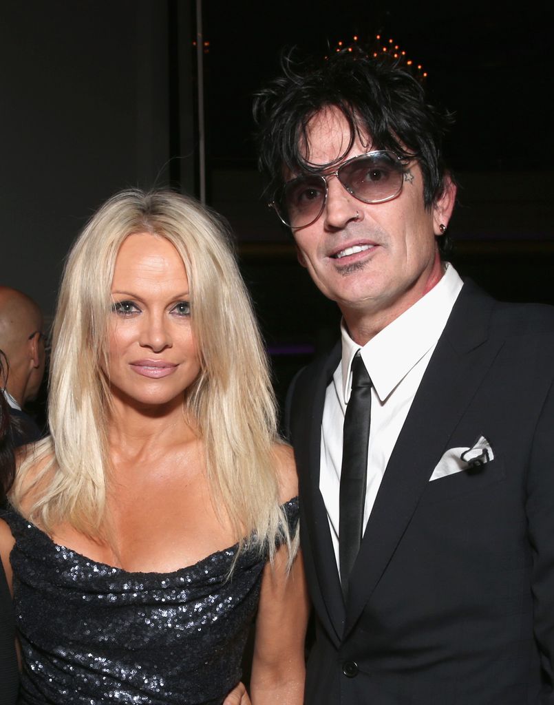 Pamela and Tommy Lee were photographed today at PETA's 35th Anniversary Party at Hollywood Palladium in 2015