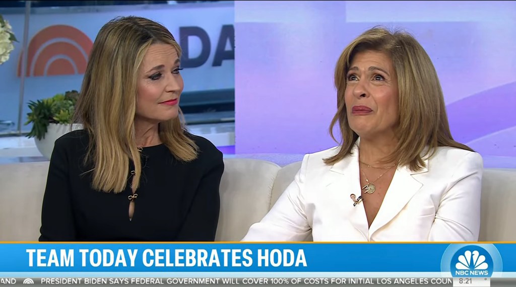 Hoda Kotb paid tribute to all her Today co-stars on her last day 