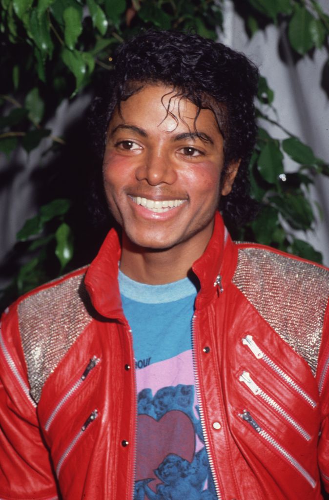 Portrait of American pop star Michael Jackson in 1983