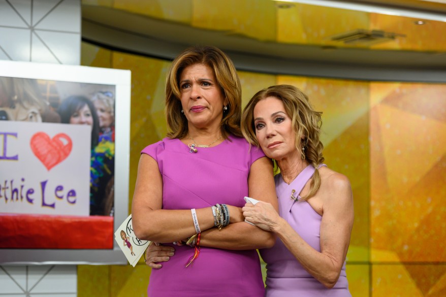 Hoda Kotb and Kathie Lee Gifford on Thursday, April 4, 2019 